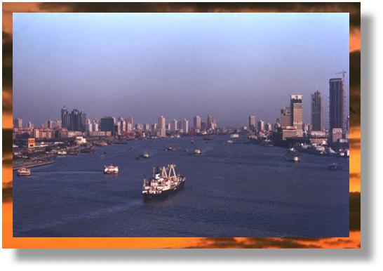 Shanghai. Le Huangpu.